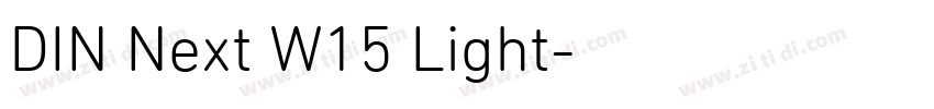 DIN Next W15 Light字体转换